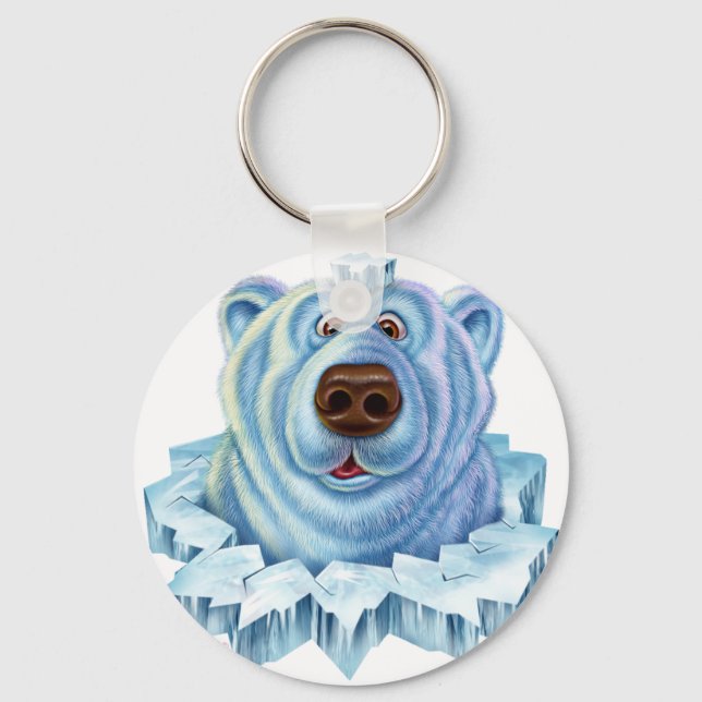polar bear key ring (Front)