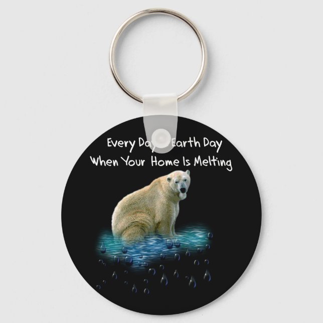 Polar Bear Key Ring (Front)