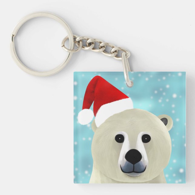 Polar Bear Key Ring (Front)