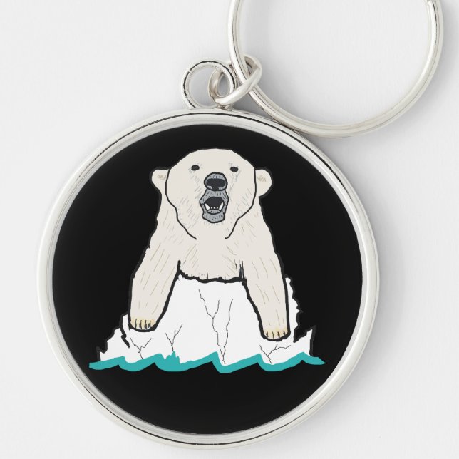 Polar Bear Key Ring (Front)