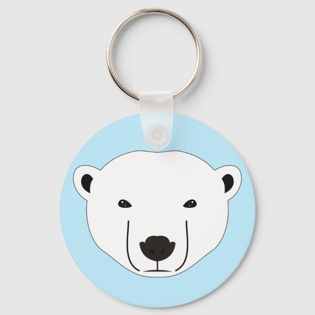 Polar Bear Key Ring (Front)