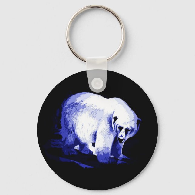 Polar Bear Key Ring (Front)