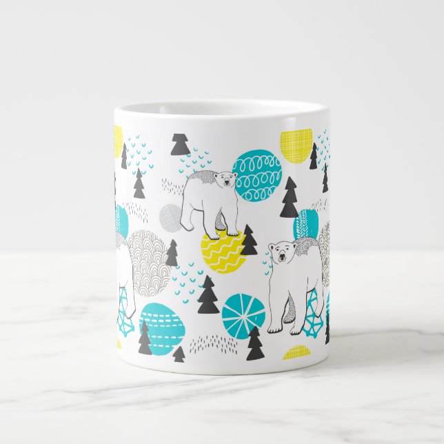 Polar bear large coffee mug (Front)