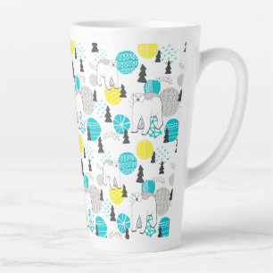 Polar bear latte mug