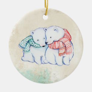 Polar Bear Love Ornament