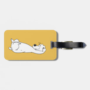Polar bear luggage tag