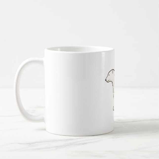 Polar bear Magic Coffee Mug (Left)