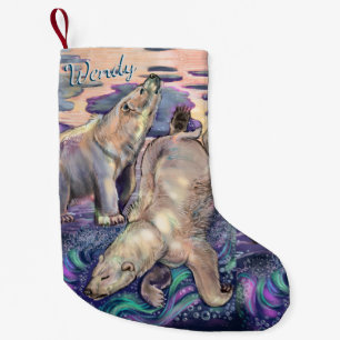 Polar Bear Magic Small Christmas Stocking
