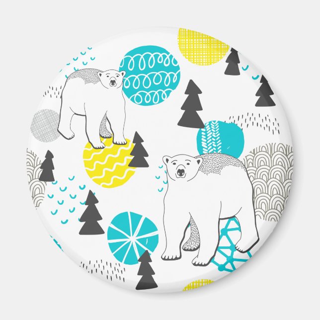 Polar bear magnet (Front)