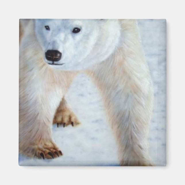 Polar Bear Magnet (Front)