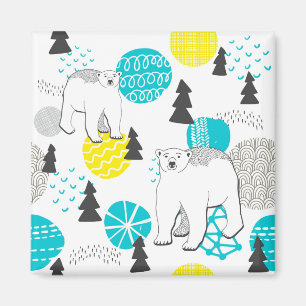 Polar bear magnet