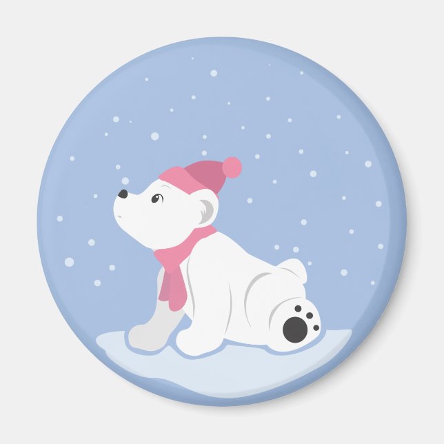 Polar Bear Magnet (Front)