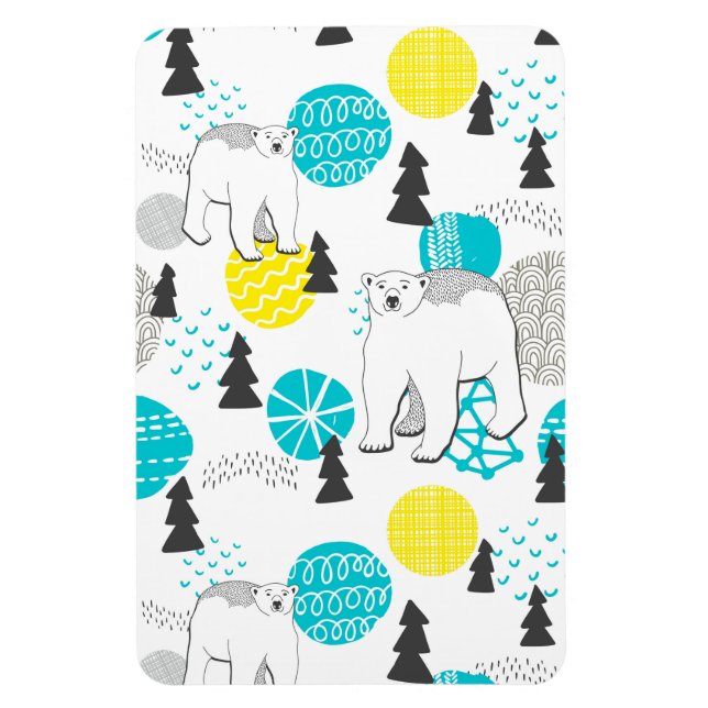Polar bear magnet (Vertical)