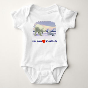 Polar Bear - Mama Nose Best Baby Bodysuit