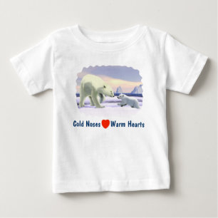 Polar Bear - Mama Nose Best Baby T-Shirt
