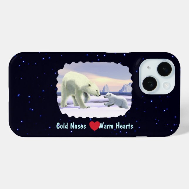 Polar Bear - Mama Nose Best Case-Mate iPhone Case (Back (Horizontal))