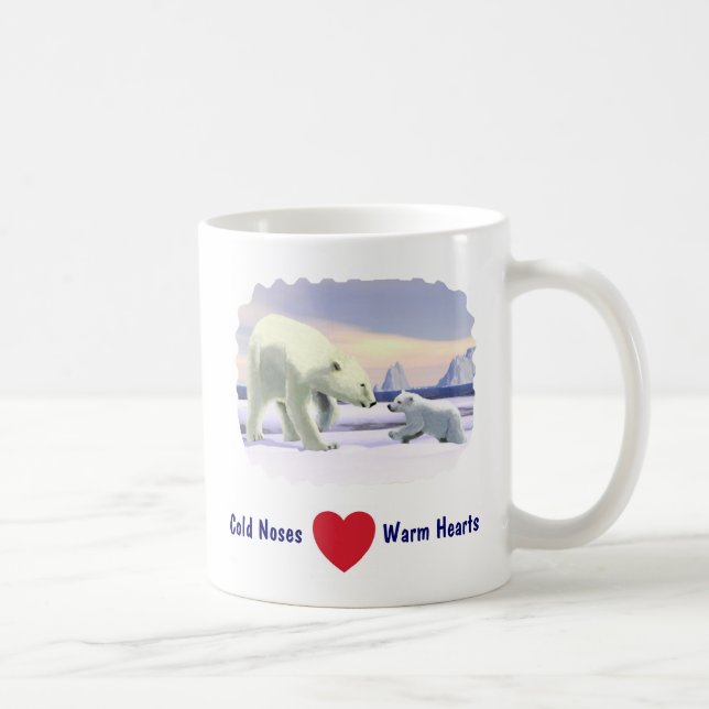 Polar Bear - Mama Nose Best Coffee Mug (Right)