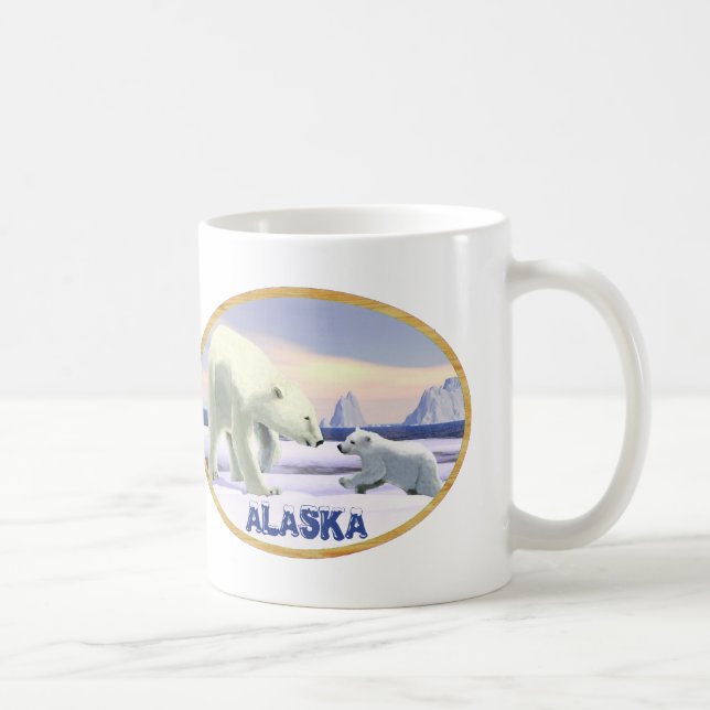 Polar Bear - Mama Nose Best Coffee Mug (Right)