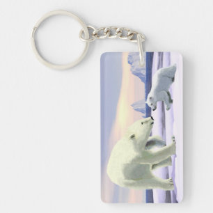 Polar Bear - Mama Nose Best Key Ring