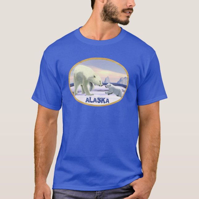 Polar Bear - Mama Nose Best T-Shirt (Front)
