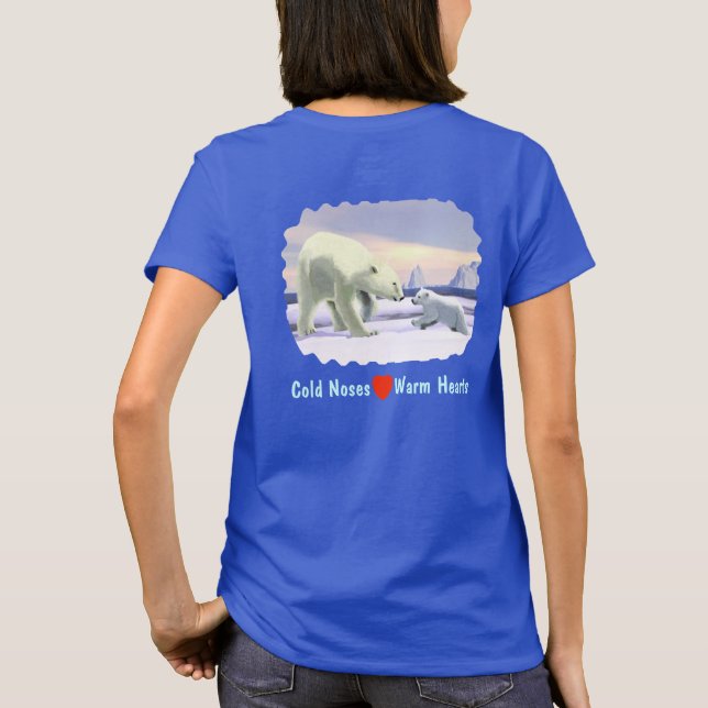 Polar Bear - Mama Nose Best T-Shirt (Back)