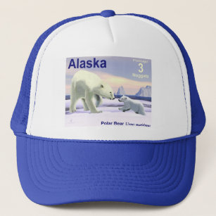 Polar Bear - Mama Nose Best Trucker Hat