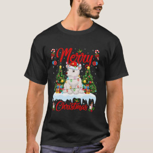 Polar Bear Merry Christmas Tree Lights Santa Polar T-Shirt