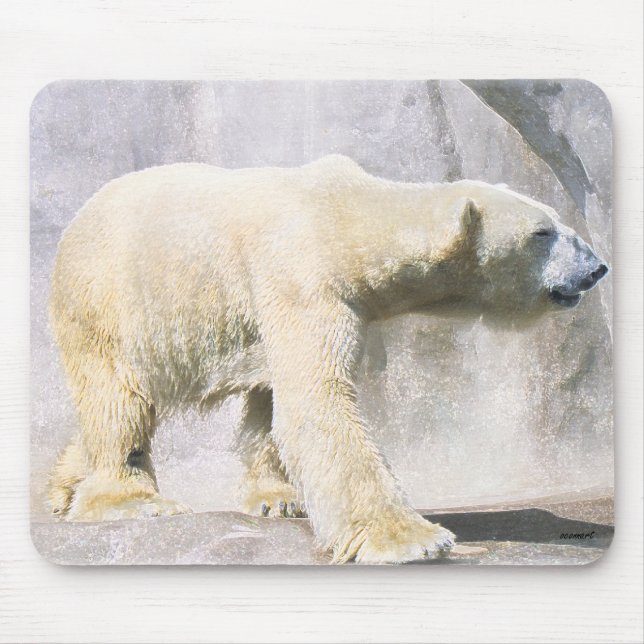 polar bear mouse mat (Front)