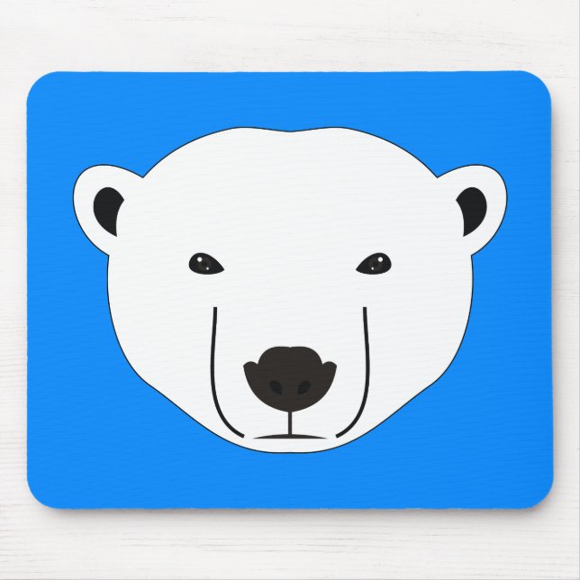 Polar Bear Mouse Mat (Front)