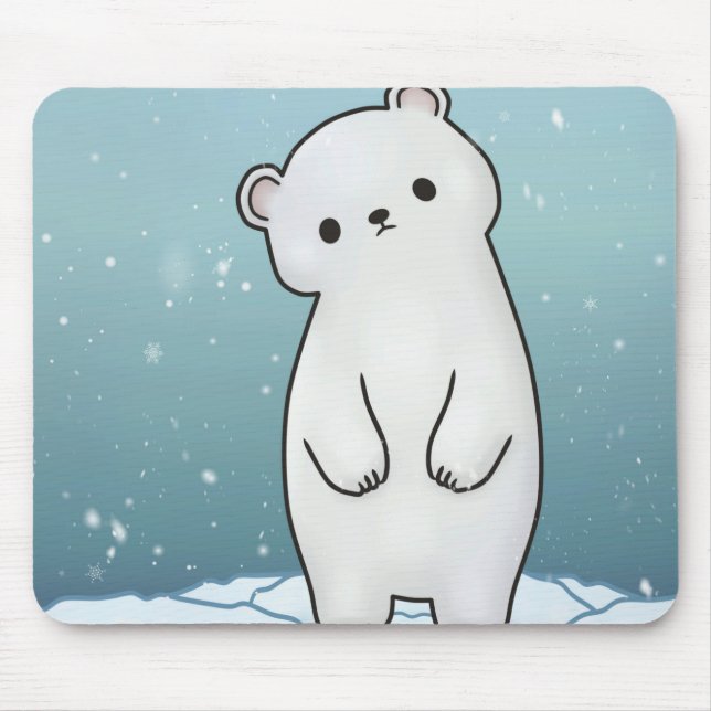 Polar Bear Mouse Mat (Front)