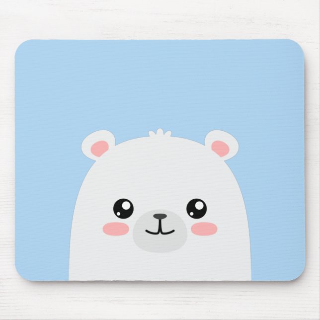 Polar Bear Mouse Mat (Front)