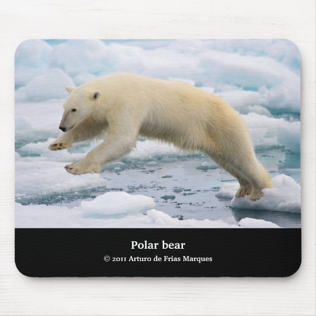 polar bear mouse mat (Front)