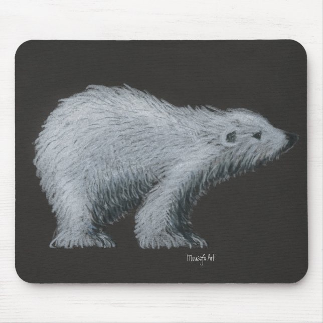Polar Bear Mousepad - Customised (Front)