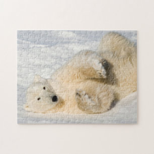 Polar Bear near Hudson Bay Jigsaw Puzzle