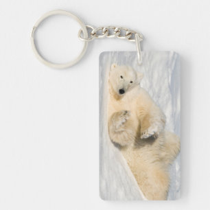 Polar Bear near Hudson Bay Key Ring