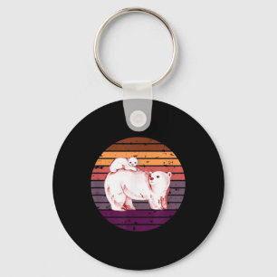 Polar Bear, North Pole Polar Bear, Environmental P Key Ring
