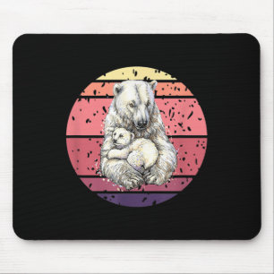Polar Bear, North Pole Polar Bear, Environmental P Mouse Mat