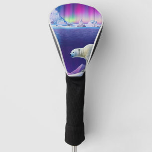 Polar Bear on Ice  Golf Head Cover