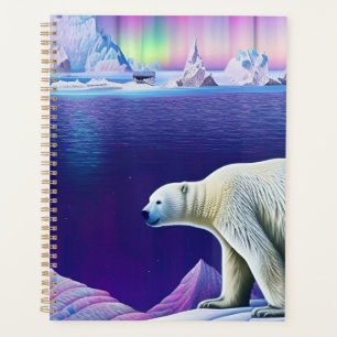 Polar Bear on Ice Planner