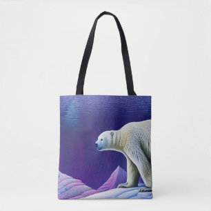 Polar Bear on Icetote Tote Bag
