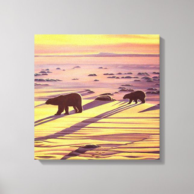 Polar Bear Painting Prints & Posters (Front)