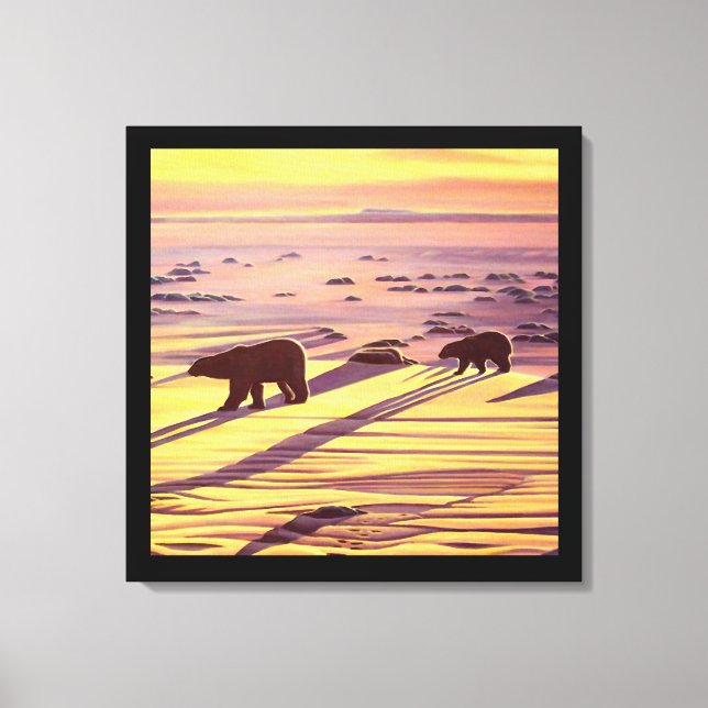 Polar Bear Painting Prints & Posters (Front)