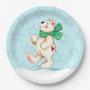 Polar Bear Paper Plate