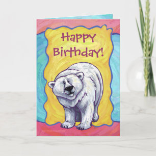 Polar Bear Party Centre Card