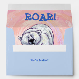 Polar Bear Party Centre Envelopes
