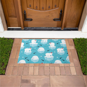 Polar Bear Party Doormat