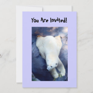 Polar Bear Party Invitation