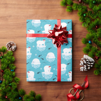 Polar Bear Party Wrapping Paper