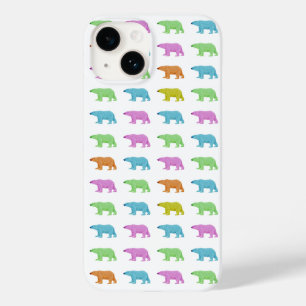 Polar Bear Pattern iPhone Case