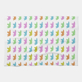Polar Bear Pattern Tea Towel